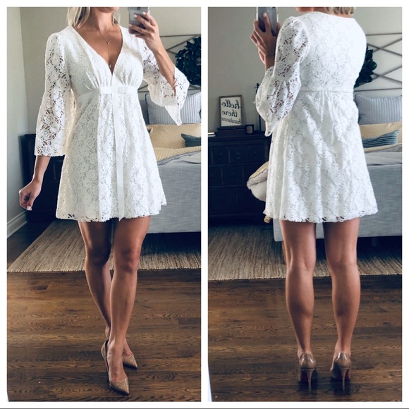 Forever 21 Dresses & Skirts - NWOT Forever white lace baby doll dress